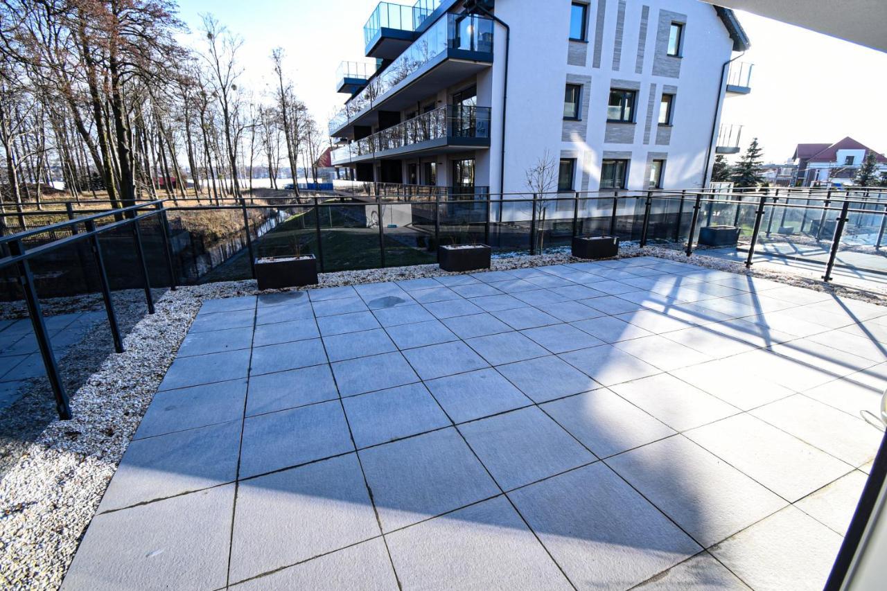 Apartament Villa Park Przy Plazy Z Widokiem Na Jezioro, Taras 50 M2 オストルダ エクステリア 写真